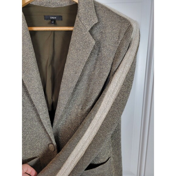 Drew Womens Metallic Blazer Jacket Size S - Picture 2 of 9